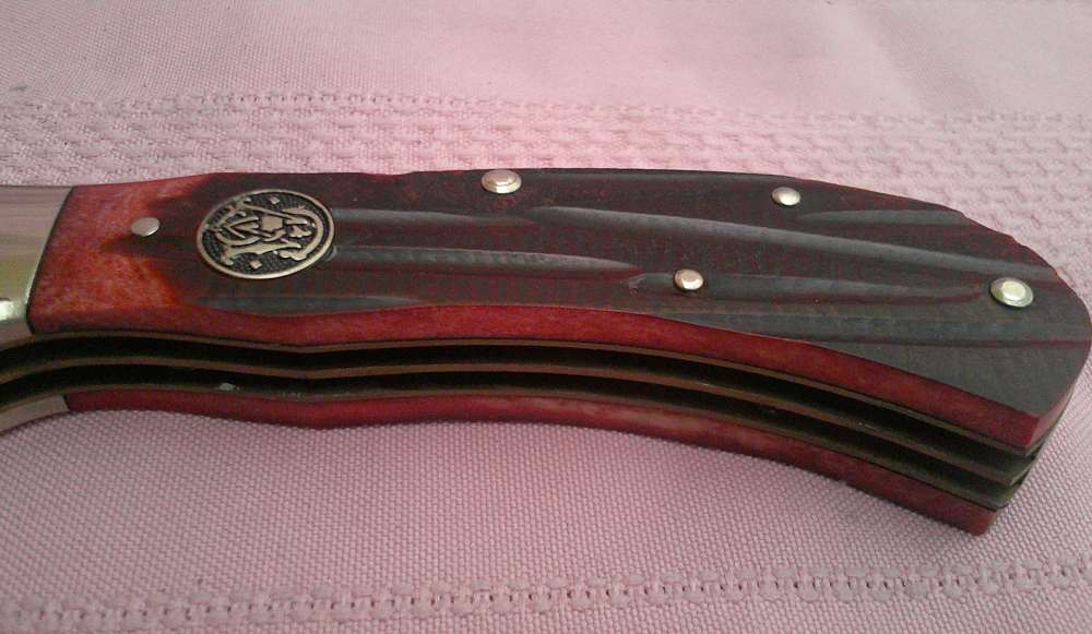 Rare NIB USA MFG Smith & Wesson SW703 Saddlehorn 145th Anniv 1st Run Knife!-img-16