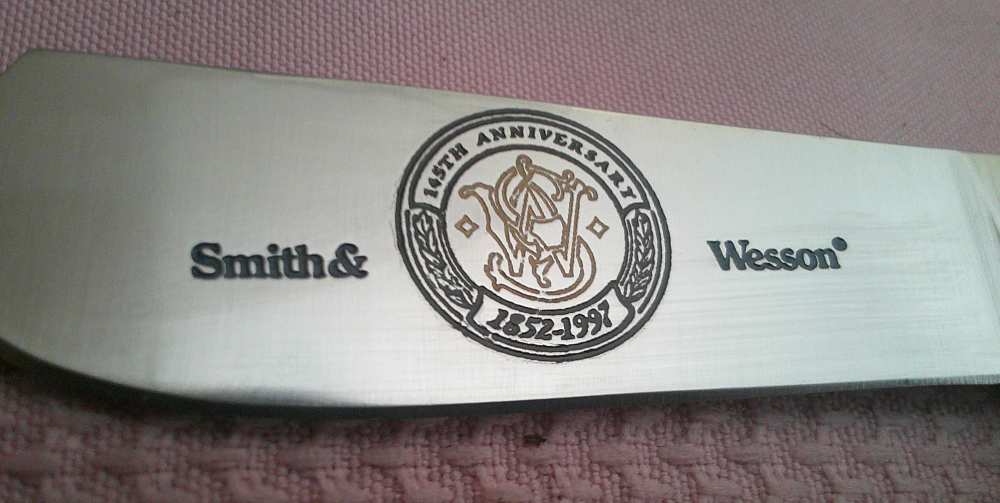 Rare NIB USA MFG Smith & Wesson SW703 Saddlehorn 145th Anniv 1st Run Knife!-img-22