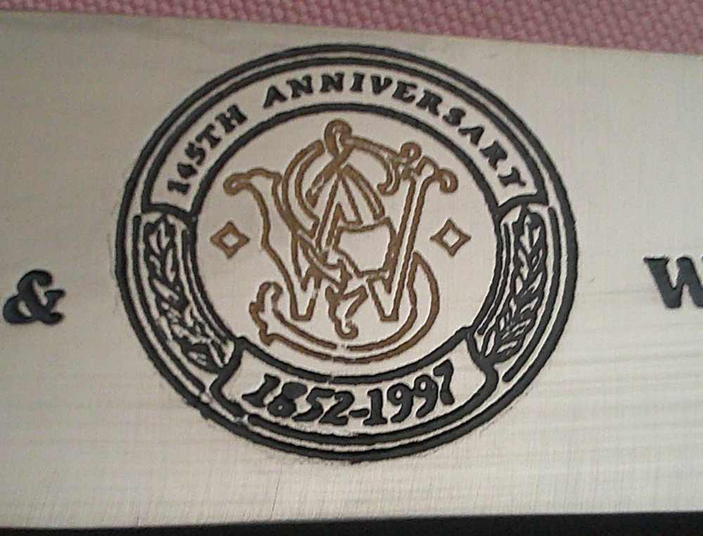 Rare NIB USA MFG Smith & Wesson SW703 Saddlehorn 145th Anniv 1st Run Knife!-img-21