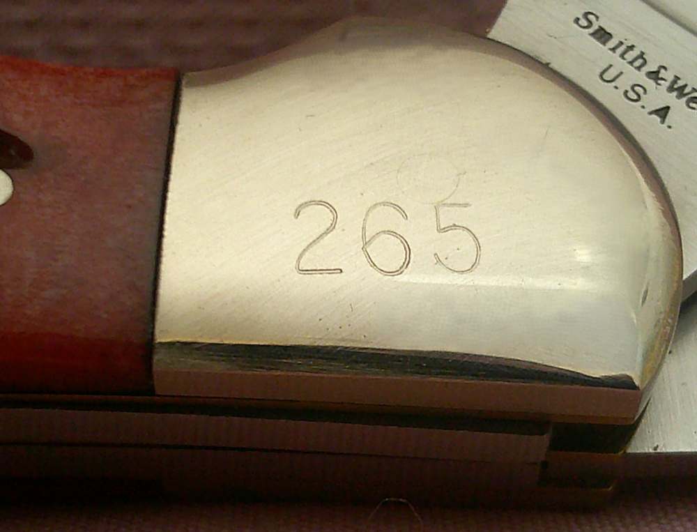 Rare NIB USA MFG Smith & Wesson SW703 Saddlehorn 145th Anniv 1st Run Knife!-img-9