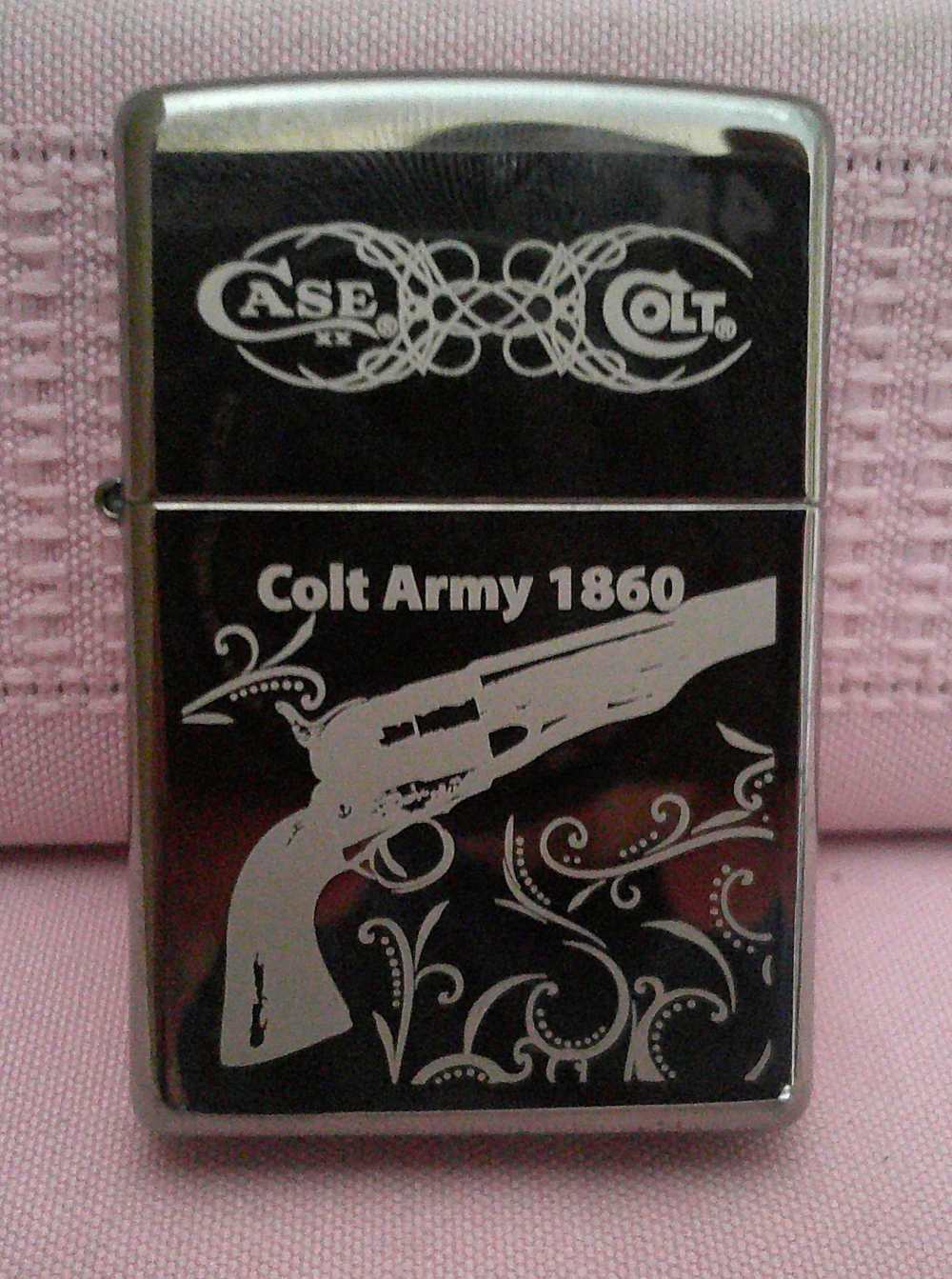 NIB Unicorn-Rare USA MFG Case XX Zippo Colt 1860 Army Sealed Lighter!-img-4