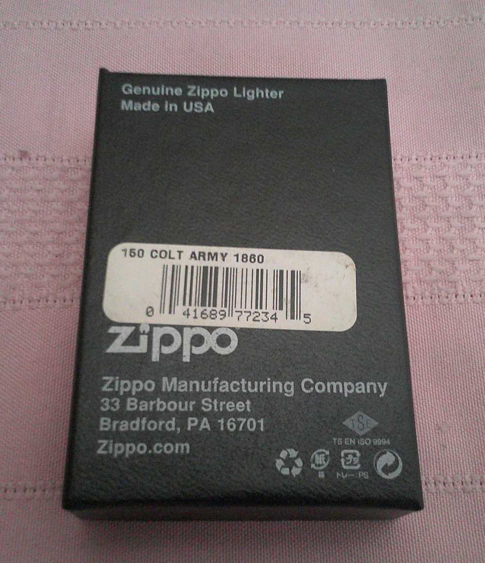 NIB Unicorn-Rare USA MFG Case XX Zippo Colt 1860 Army Sealed Lighter!-img-12