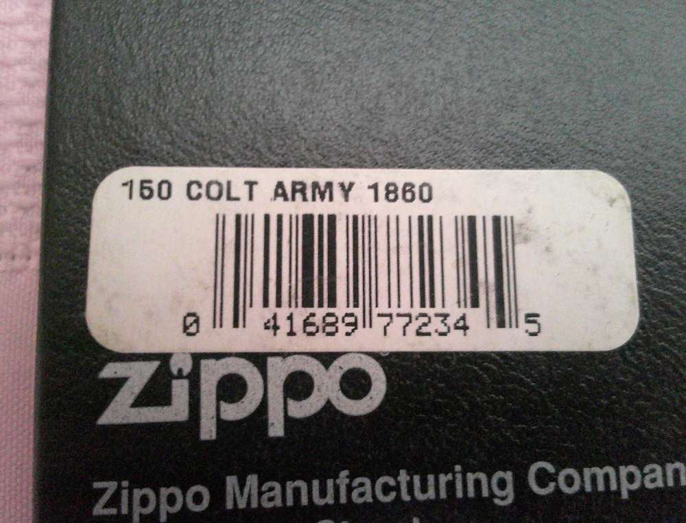 NIB Unicorn-Rare USA MFG Case XX Zippo Colt 1860 Army Sealed Lighter!-img-13