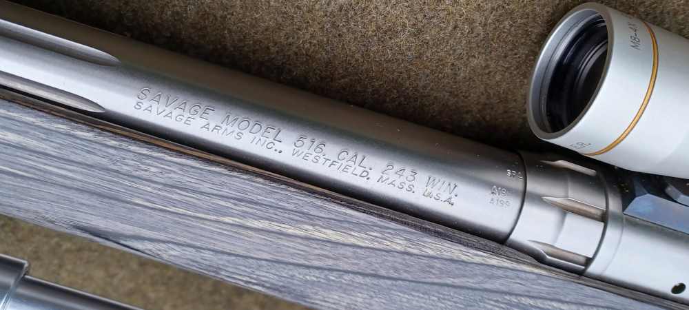Excellent Savage 516 Super Striker–.243 Win–Factory Laminate Stock-img-17