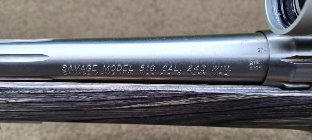 Excellent Savage 516 Super Striker–.243 Win–Factory Laminate Stock-img-25