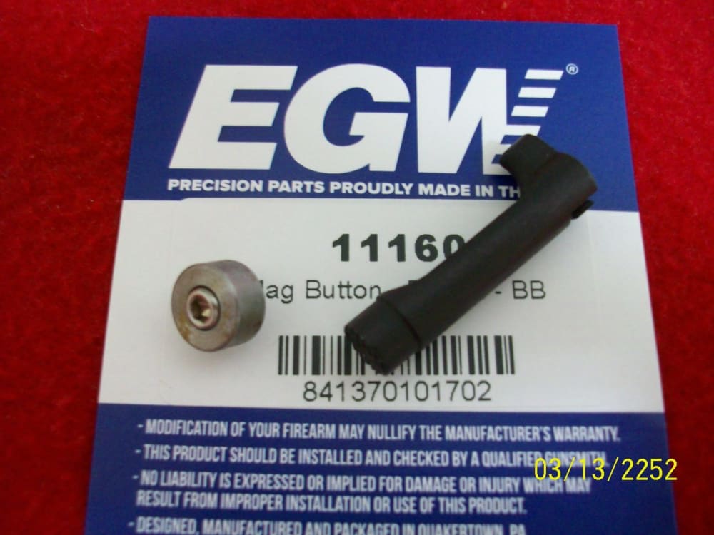 NEW SALE Steel Para Ordnance 2011, Magazine release,drilled/tapped w Button-img-3