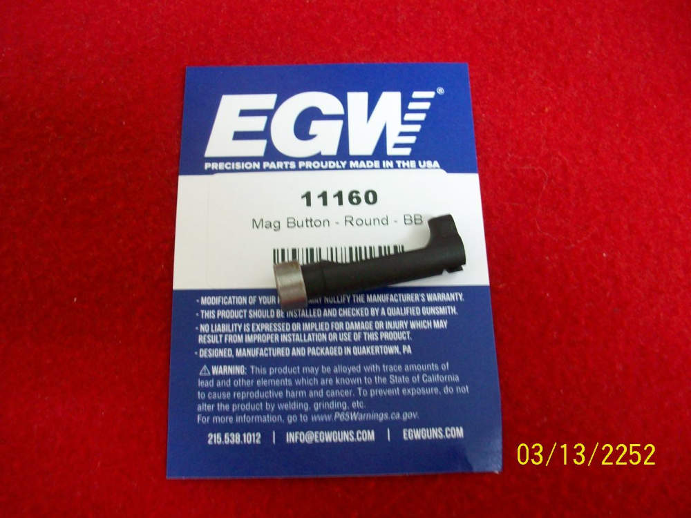 NEW SALE Steel Para Ordnance 2011, Magazine release,drilled/tapped w Button-img-0