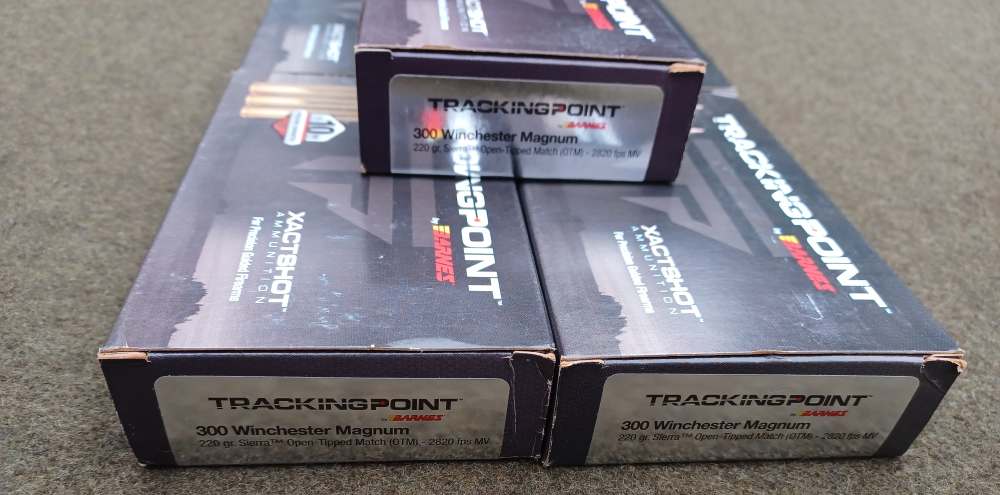 Tracking Point Precision Loaded Ammo-300 Win Mag-100rds-220gr. Sierra OTM-img-3