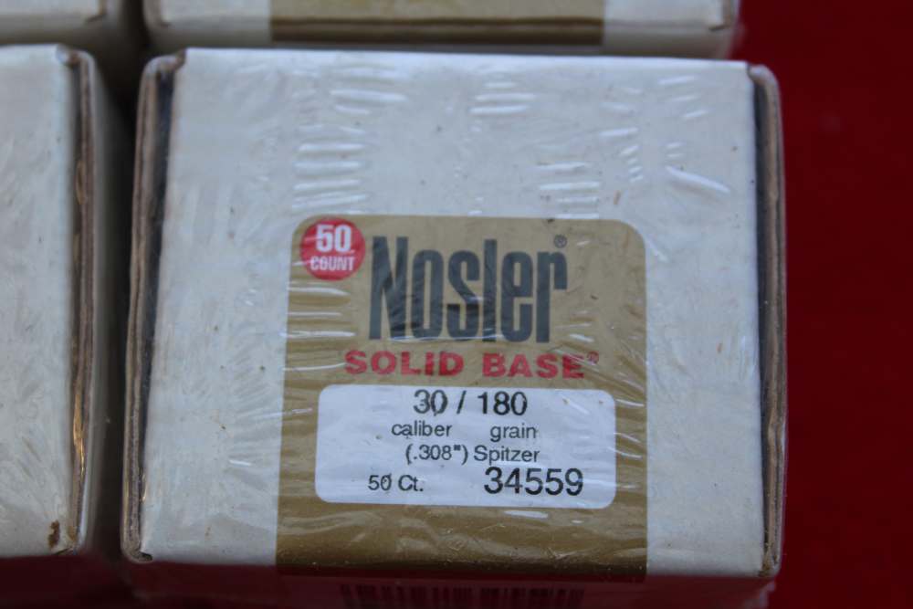 Large Lot of .30 Caliber Nosler Bullets-img-1