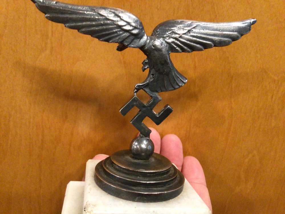 Original WWII German Luftwaffe Desk Top Eagle-img-8