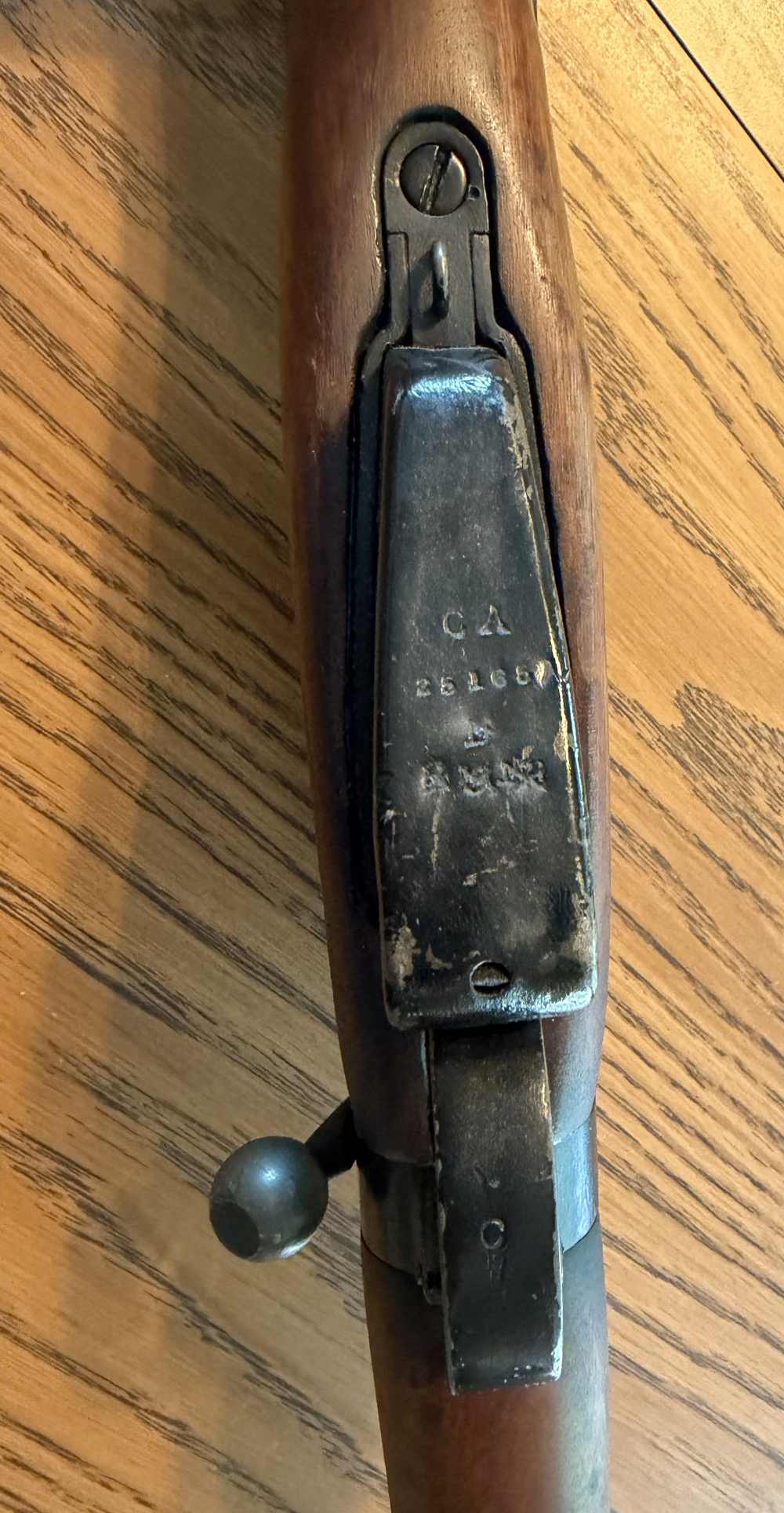 Enfield Jungle Carbine 303 caliber bolt action -img-7