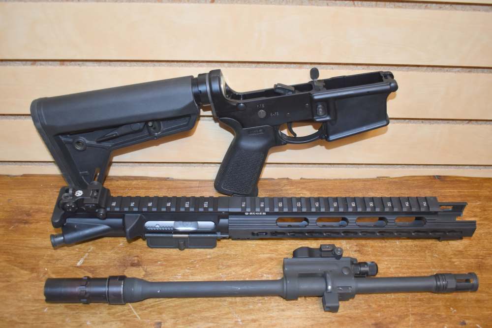Ruger SR-556 Takedown 16" 5.56 Cal AR-15 Rifle Nylon Case (2) Mags Piston-img-27