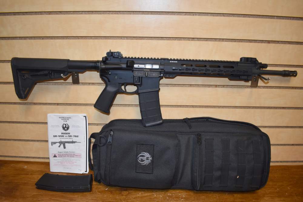 Ruger SR-556 Takedown 16" 5.56 Cal AR-15 Rifle Nylon Case (2) Mags Piston-img-0
