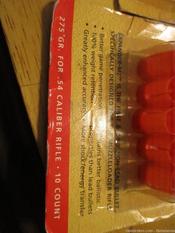Barnes 275gr. 54 cal all copper ML bullets-img-1