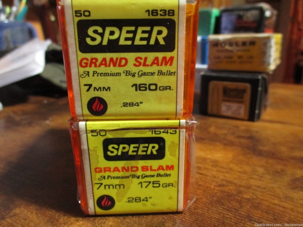 Speer Grand Slam 160gr and 175gr 7mm 284 dia-img-0