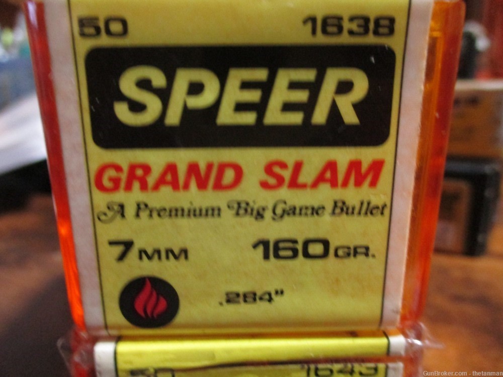 Speer Grand Slam 160gr and 175gr 7mm 284 dia-img-1