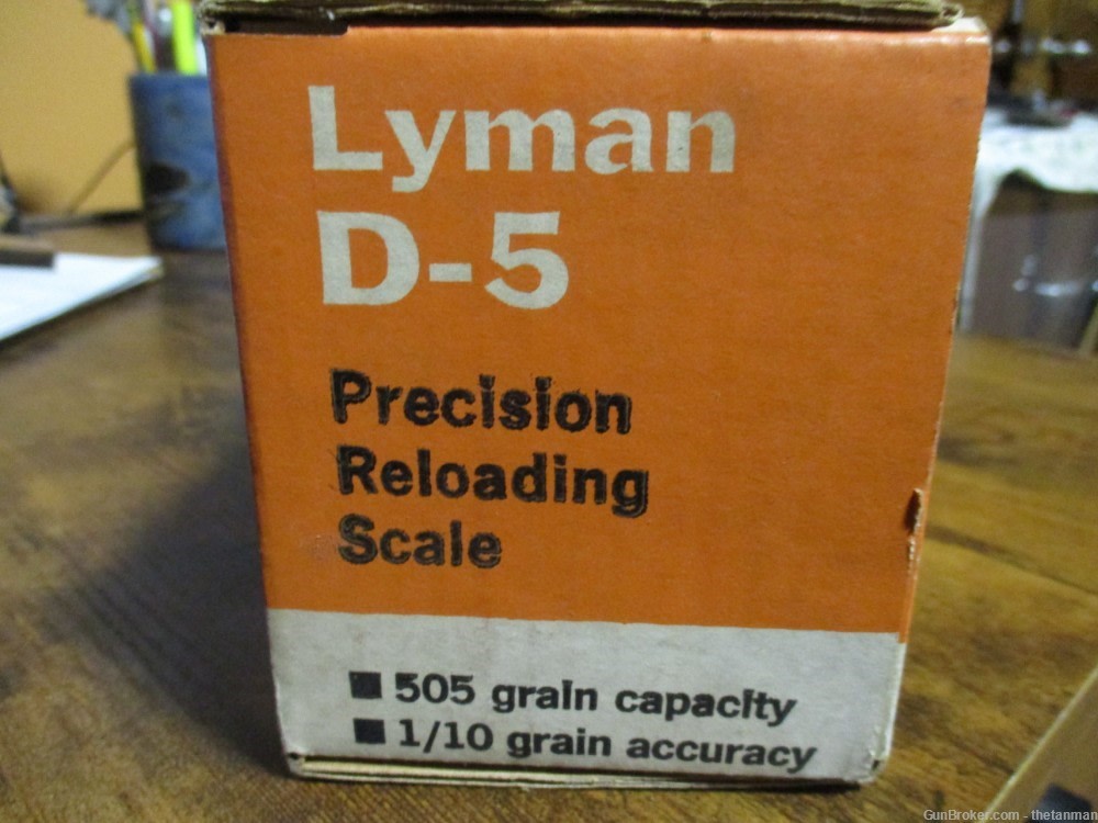 Lyman Vintage D-5 Reloading scale NIB-img-1