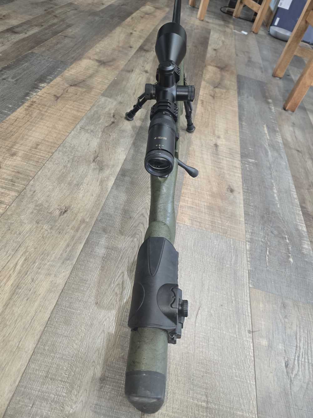 SAVAGE MODEL 12  HEAVY BARREL  243 WIN  HS PRECISION STOCK-img-3