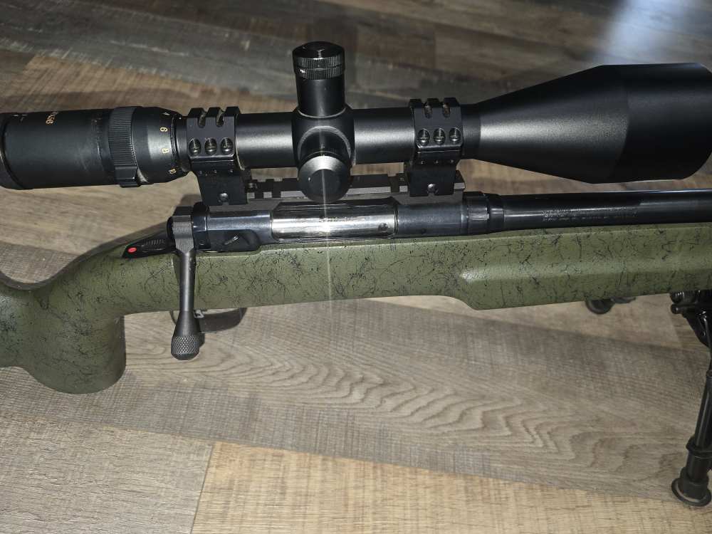 SAVAGE MODEL 12  HEAVY BARREL  243 WIN  HS PRECISION STOCK-img-1