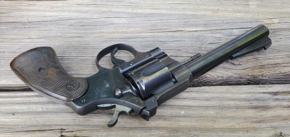 Colt Officers Model Special 38. Heavy Target Barrel. Excellent!-img-4
