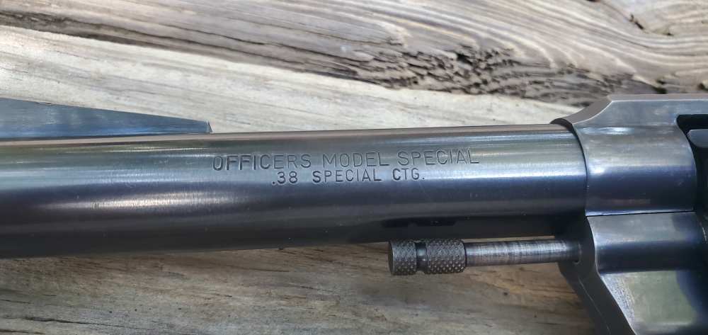 Colt Officers Model Special 38. Heavy Target Barrel. Excellent!-img-8