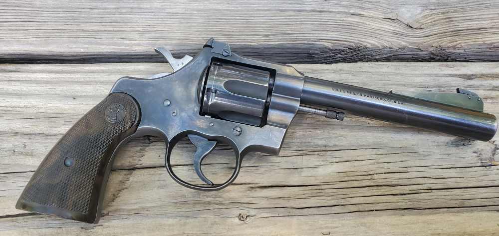 Colt Officers Model Special 38. Heavy Target Barrel. Excellent!-img-0