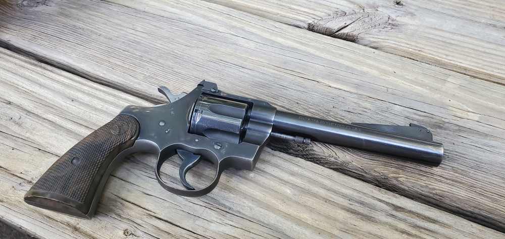 Colt Officers Model Special 38. Heavy Target Barrel. Excellent!-img-1