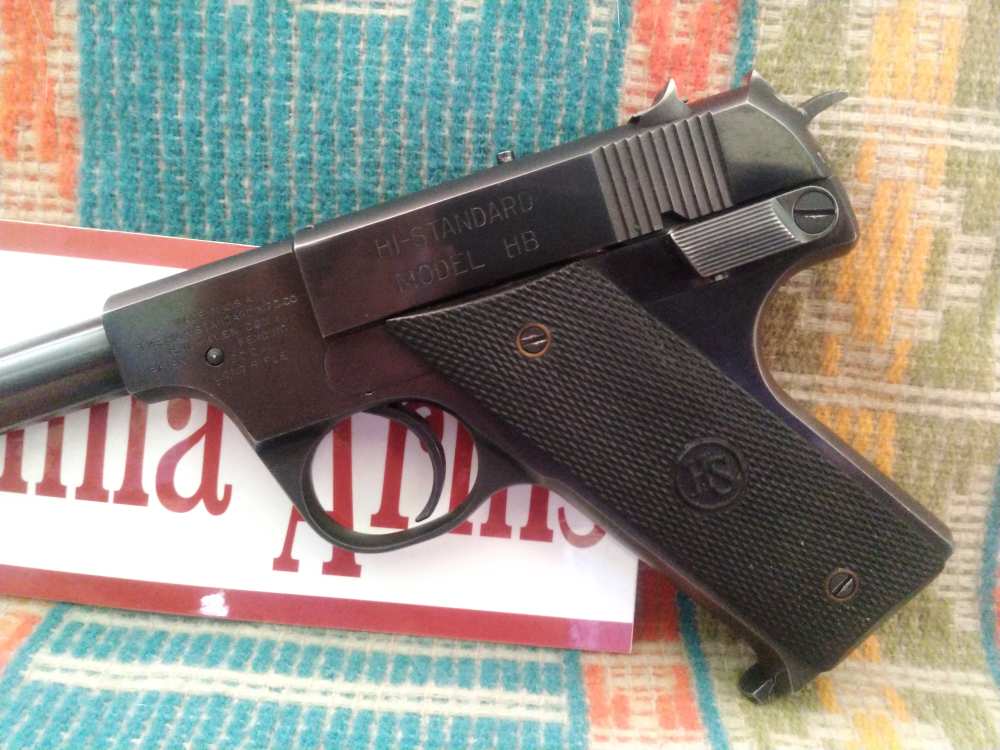 Hi-Standard Model HB .22LR Vintage 1948 6.75" Target Pistol W/Holster-img-2