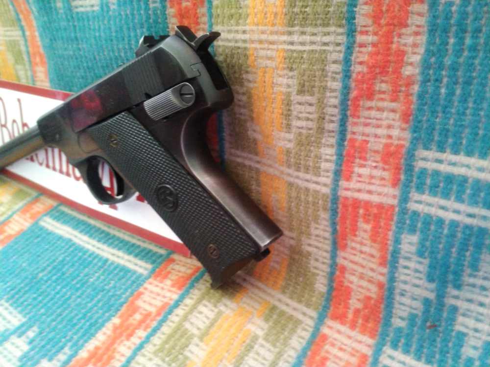 Hi-Standard Model HB .22LR Vintage 1948 6.75" Target Pistol W/Holster-img-10