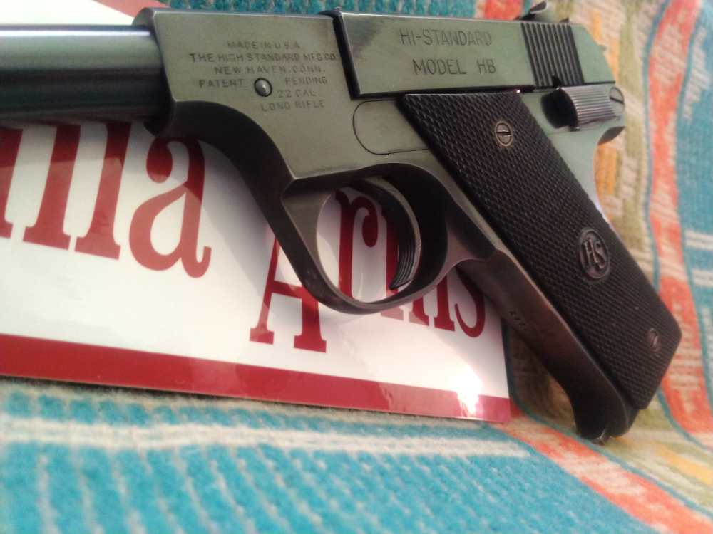 Hi-Standard Model HB .22LR Vintage 1948 6.75" Target Pistol W/Holster-img-3