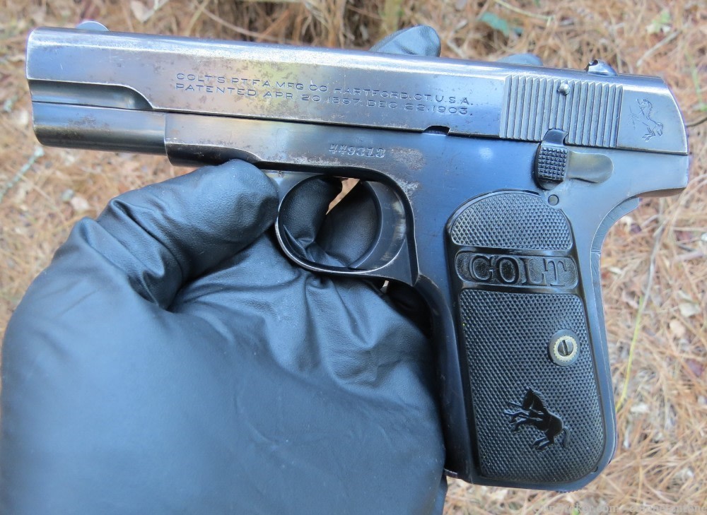 Colt 1903 M1903 32acp Pocket Hammerless Very Nice Condition Model M 32 ACP-img-40