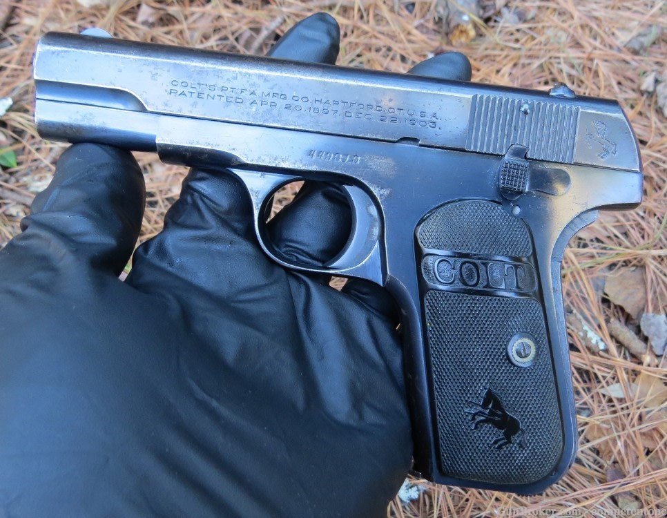 Colt 1903 M1903 32acp Pocket Hammerless Very Nice Condition Model M 32 ACP-img-43