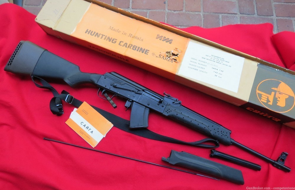 Russian Kalashnikov-USA Saiga 7.62x39 7.62 x 39 AK-47 AK47 Hunter Izhmash-img-1