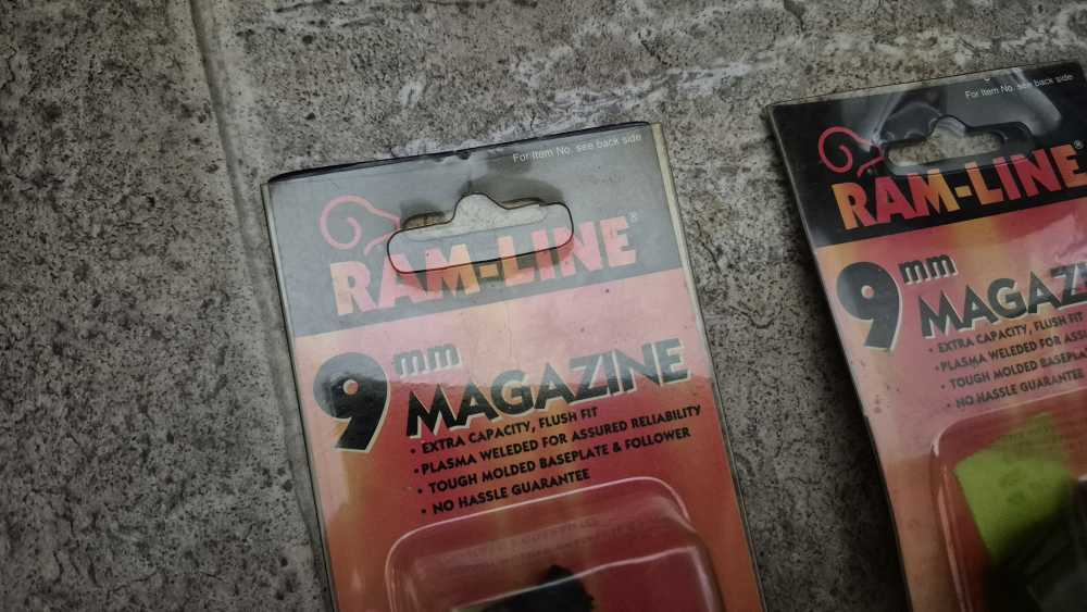 GLOCK 9MM MAGAZINES PRE-BAN 17RD METAL RAMLINE LIKE SQUARE U NOTCH -img-3