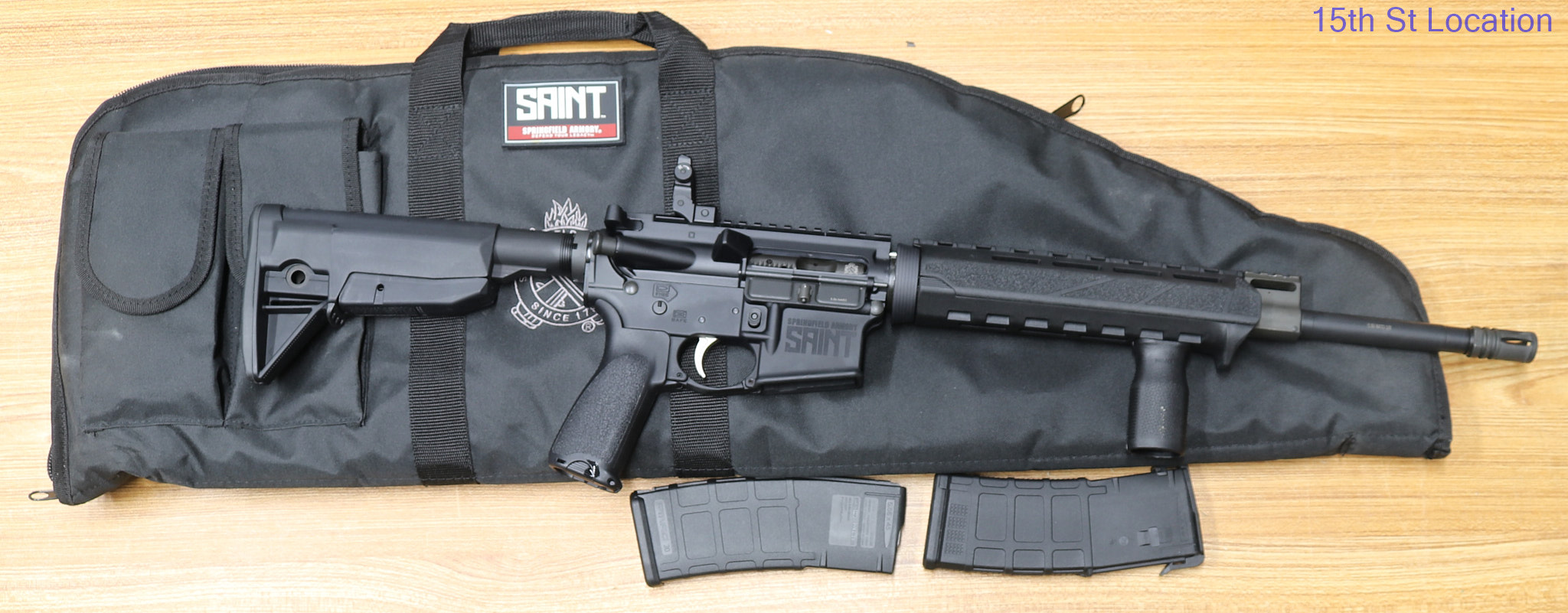 Springfield Armory Saint AR-15 5.56mm 16" Barrel 2 Magazines-img-0