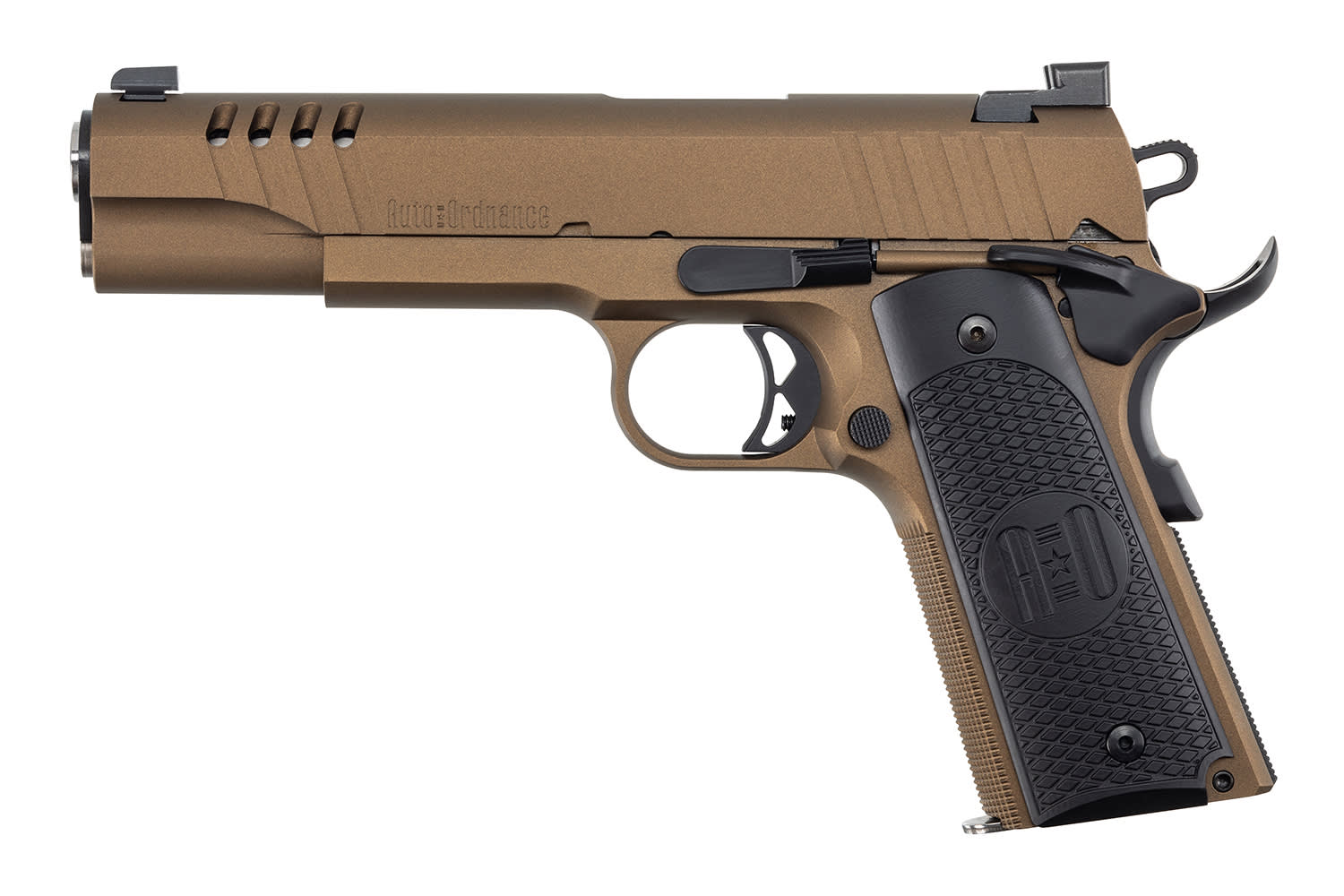 Auto-Ordnance 1911 45 ACP Pistol 5 Burnt Bronze Cerakote 1911TCAC10-img-2