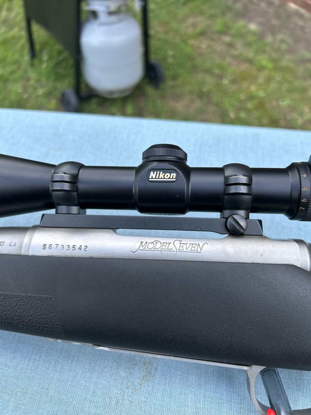  Remington Model Seven, SS, .243 Win, with a Nikon Monarch 2x7 Scope, in Ex-img-3
