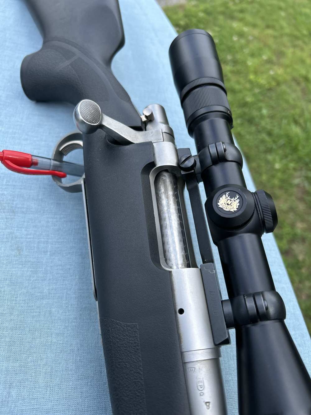  Remington Model Seven, SS, .243 Win, with a Nikon Monarch 2x7 Scope, in Ex-img-10