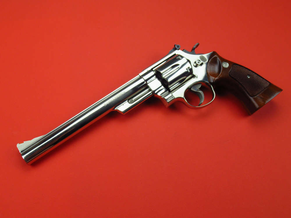 Very Desirable 1979 Smith & Wesson Model 29-2 Revolver 44 Magnum S&W Nickel-img-0