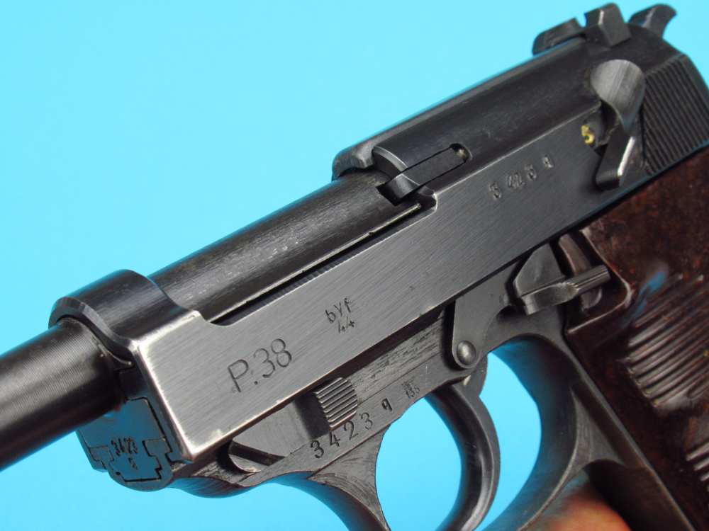 Rare WWII 1944 German Mixed proofs  P38 Mauser Pistol 9mm Luger Walther Byf-img-24