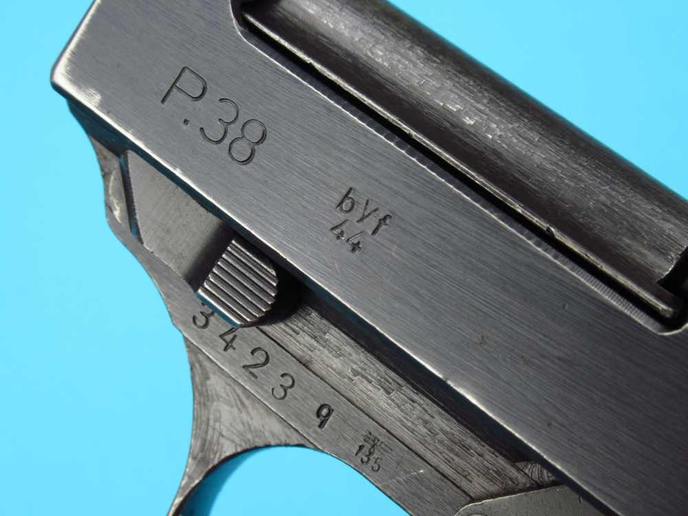 Rare WWII 1944 German Mixed proofs  P38 Mauser Pistol 9mm Luger Walther Byf-img-1