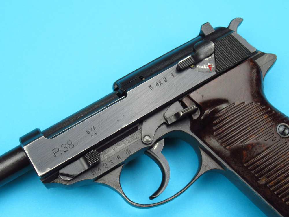 Rare WWII 1944 German Mixed proofs  P38 Mauser Pistol 9mm Luger Walther Byf-img-8