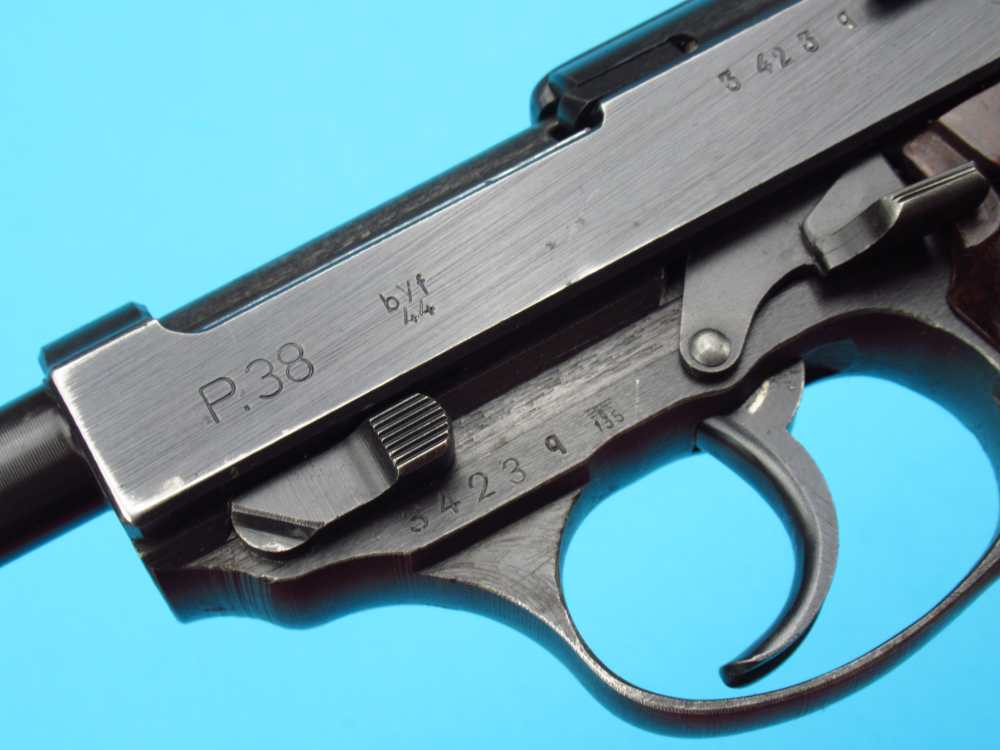 Rare WWII 1944 German Mixed proofs  P38 Mauser Pistol 9mm Luger Walther Byf-img-18