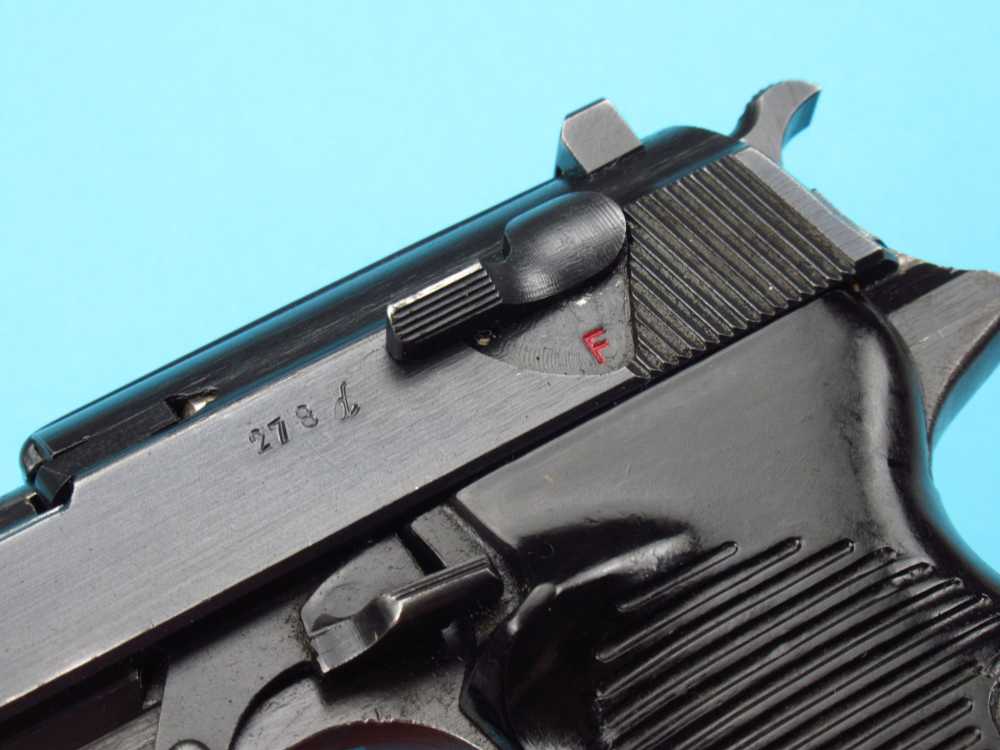Excellent  WWII 1943 German BYF43 P38 Mauser Pistol 9mm Luger Walther Byf-img-19