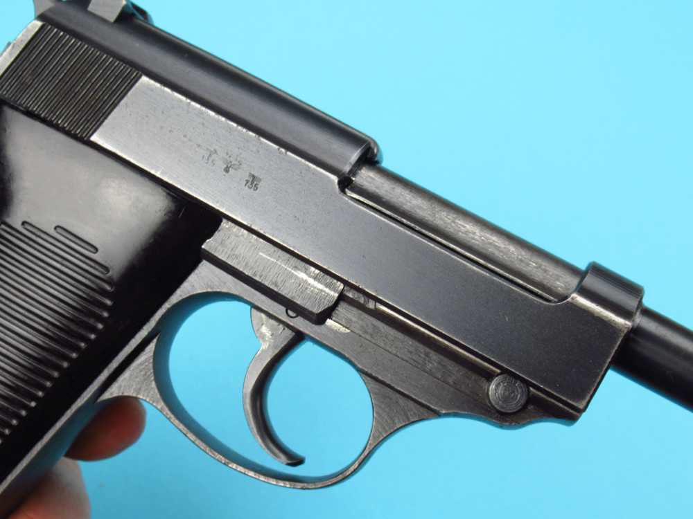 Excellent  WWII 1943 German BYF43 P38 Mauser Pistol 9mm Luger Walther Byf-img-54