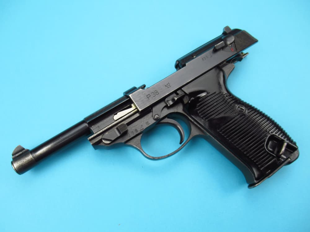 Excellent  WWII 1943 German BYF43 P38 Mauser Pistol 9mm Luger Walther Byf-img-77