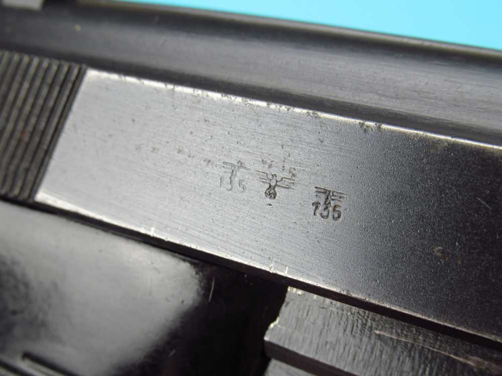 Excellent  WWII 1943 German BYF43 P38 Mauser Pistol 9mm Luger Walther Byf-img-56