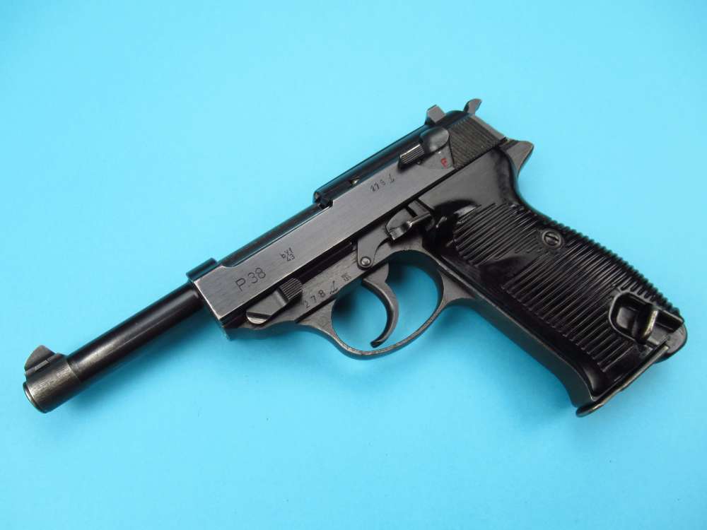 Excellent  WWII 1943 German BYF43 P38 Mauser Pistol 9mm Luger Walther Byf-img-6