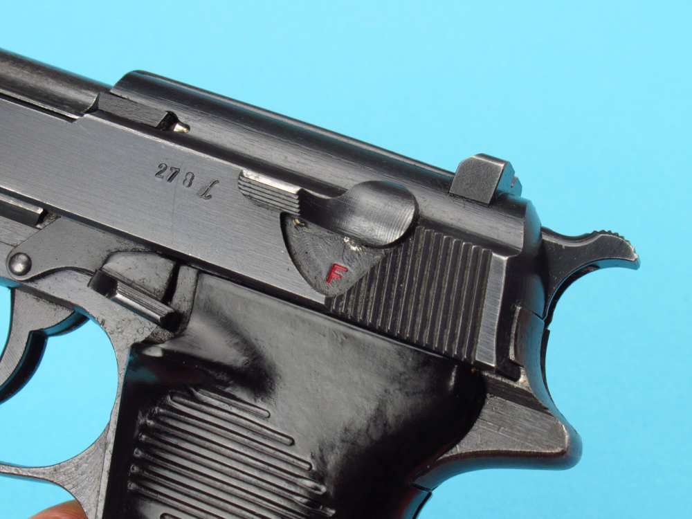 Excellent  WWII 1943 German BYF43 P38 Mauser Pistol 9mm Luger Walther Byf-img-14
