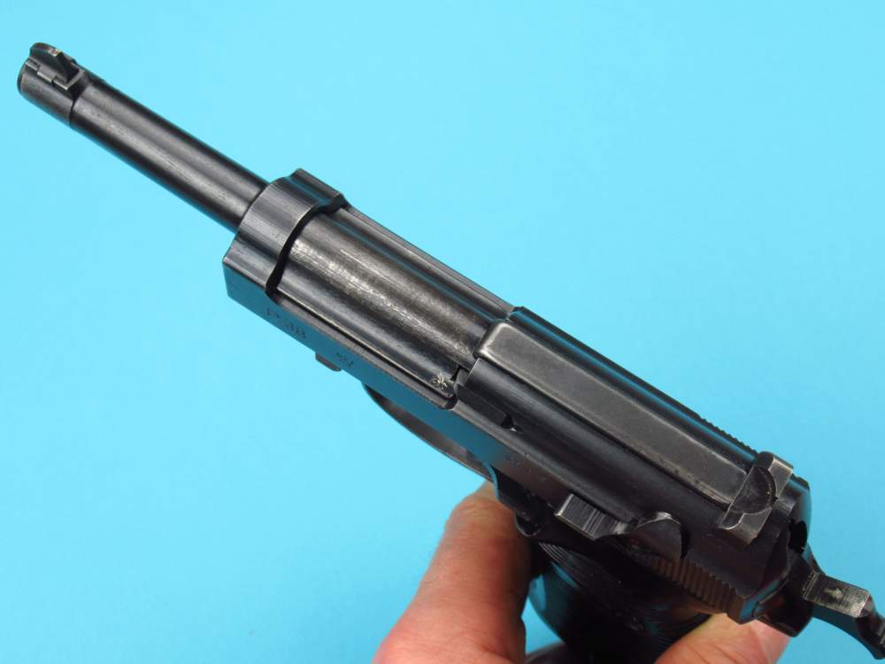 Excellent  WWII 1943 German BYF43 P38 Mauser Pistol 9mm Luger Walther Byf-img-39